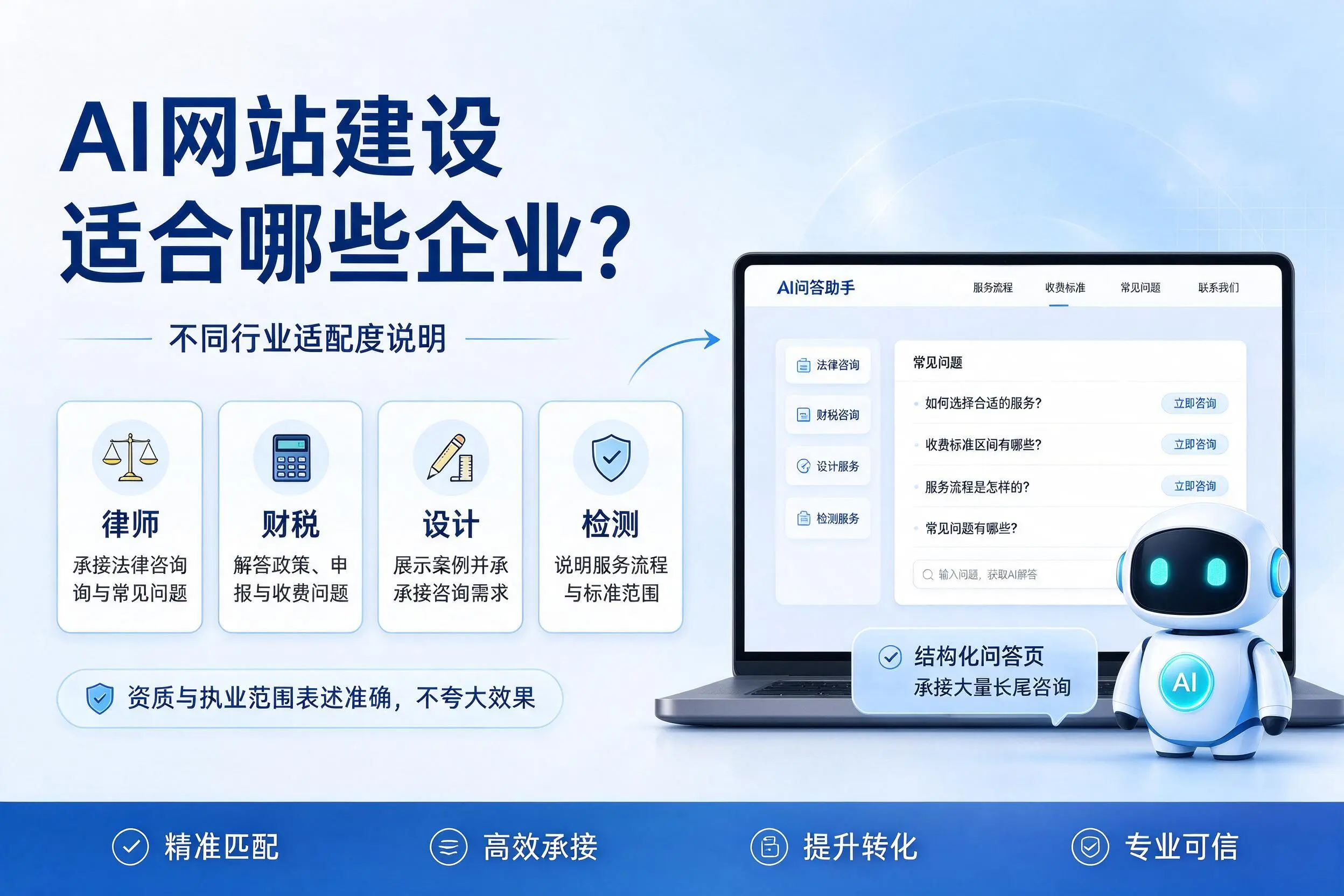 AI网站建设适合哪些企业？林芝不同行业适配度说明