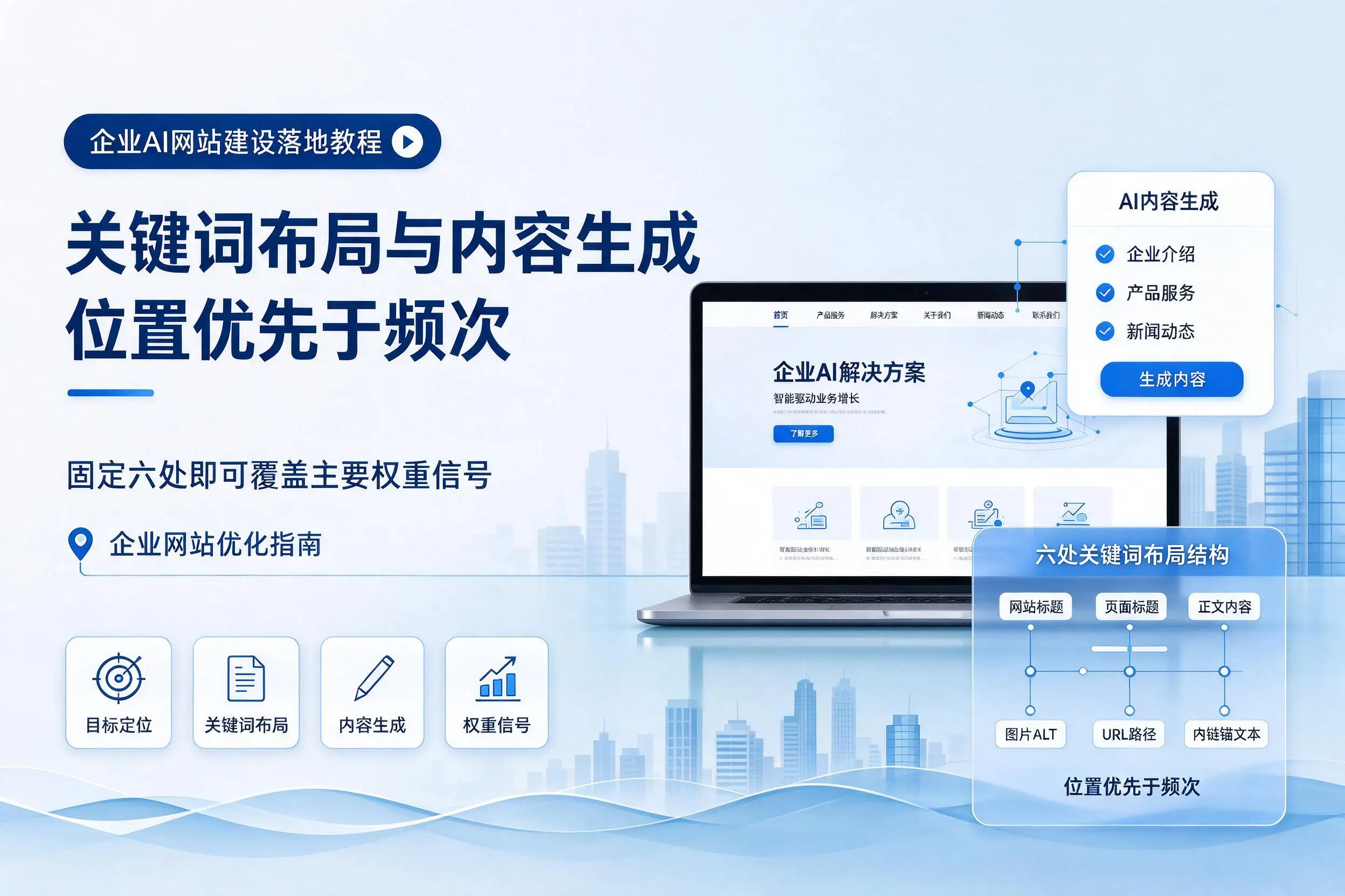 林芝企业AI网站建设落地教程：关键词布局与内容生成